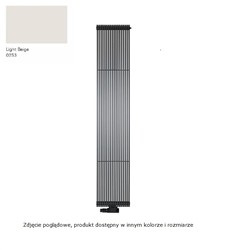 FAT VERTICAL Grzejnik pionowy 19.3x185 light beige mat
