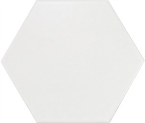 HEXATILE BLANCO MATE Płytka gresowa 17.5x20 biały mat