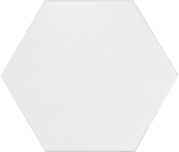 HEXATILE BLANCO MATE Płytka gresowa 17.5x20 biały mat