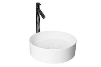 SLIM 40 Umywalka nablatowa 40x40 biała