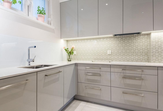 DIAMOND GREY STAR Mozaika ceramiczna 26.6x30.5 szara połysk 6mm