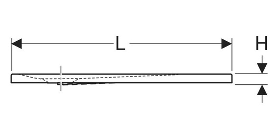 NEMEA Brodzik prostokątny 90X120 cm biały połysk