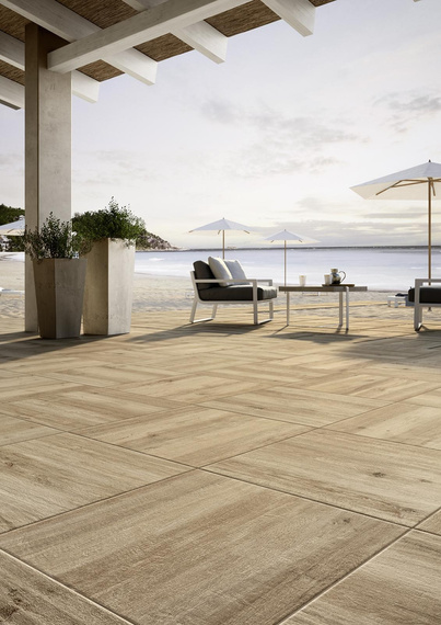 TREVERKHOME20 ROVERE Płytka gresowa 40x120 brązowa mat 20 mm