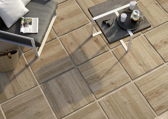 TREVERKHOME20 ROVERE Płytka gresowa 40x120 brązowa mat 20 mm