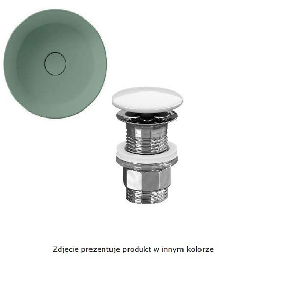 SLIM Korek umywalkowy khaki matt