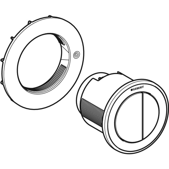 HYTOUCH TYP 10 Spłuczka do WC chrom