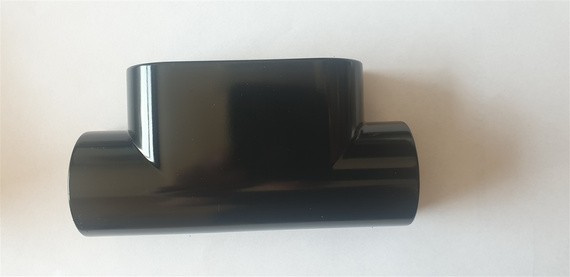 Schlosser zestaw zaworowy z głowicą i maskownicą czarny połysk