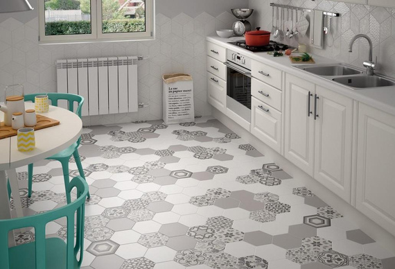 HEXATILE HARMONY B&W Płytka gresowa 17.5x20 mat