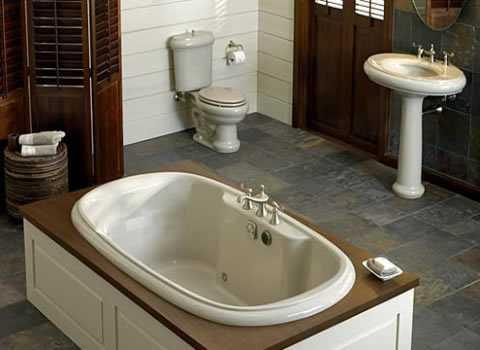 REVIVAL Bateria bidetowa 3-otwowowa złota