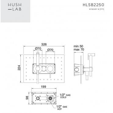 SIENA CHROM Bateria umywalkowa stojąca chrom