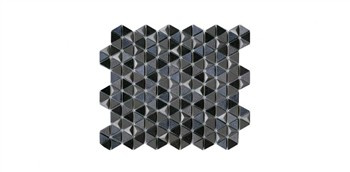 ART NEW YORK  Mozaika metalowa 27x31 szara połysk 10mm