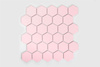 HEXAGON PINK Mozaika ceramiczna 27.1x28.2 różowa mat