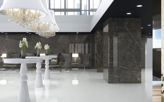 NERO PRIMA LUX Płytka gresowa 60x120 połysk