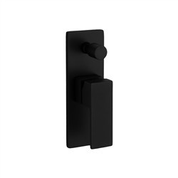 PIATTO BLACK Bateria wannowo-natryskowa podtynkowa czarny