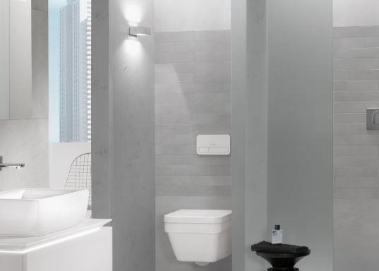 VICONNECT Płytka spłukująca do WC 14.5x25.3 chrom