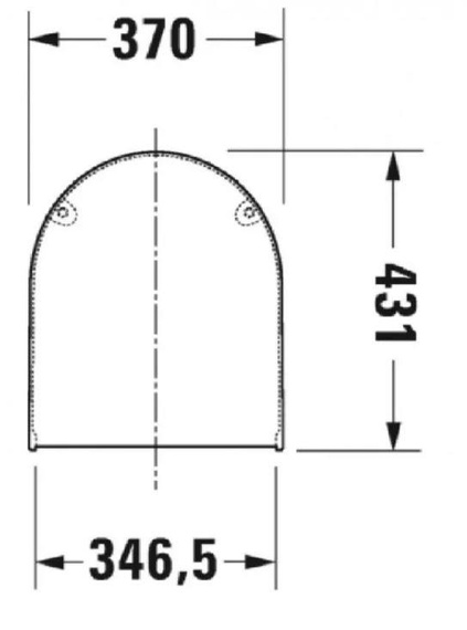 STARCK 3 Deska wolnoopadająca 37x43 biała