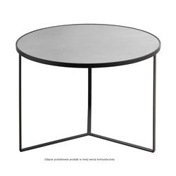 MOCCATE E ARGENTO Stolik z blatem z płytki 60x50 stalowy