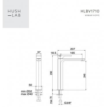 AREZZO Bateria umywalkowa stojąca chrom
