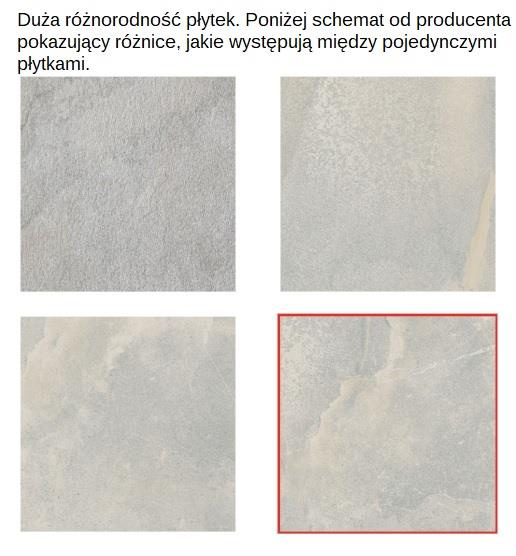 DRAGON GREY Płytka gresowa 45x90 2 cm grip