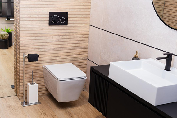 BLISSFUL Miska wisząca 35x55 biała