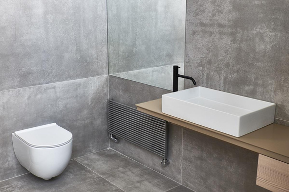 SLIM 60 Umywalka nablatowa 37x60 biała