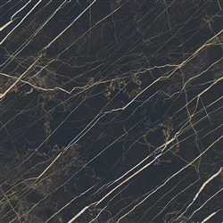 MARMOKER NIGHT STORM Płytka gresowa 120x278 czarno-brązowa lucido 6mm