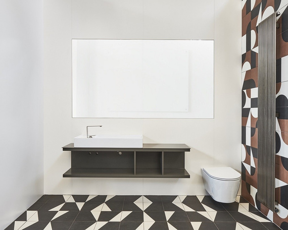 INLOVE 85 Umywalka nablatowa 37x85 biała