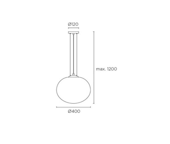 NIMES Lampa sufitowa biała
