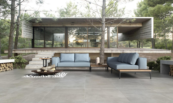 MODERN GREY Płytka gresowa 75x75 szara lappato