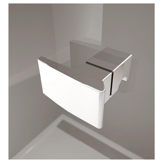 GENEWA Drzwi prysznicowe ze stałym elementem 90x200 lewe