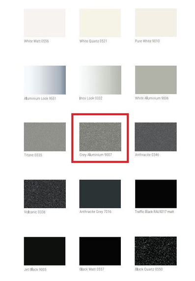 FAT VERTICAL Grzejnik pionowy 19.3X85 grey aluminium 9007