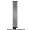 FAT VERTICAL Grzejnik pionowy pojedynczy 34.2X185 grey aluminium 9007
