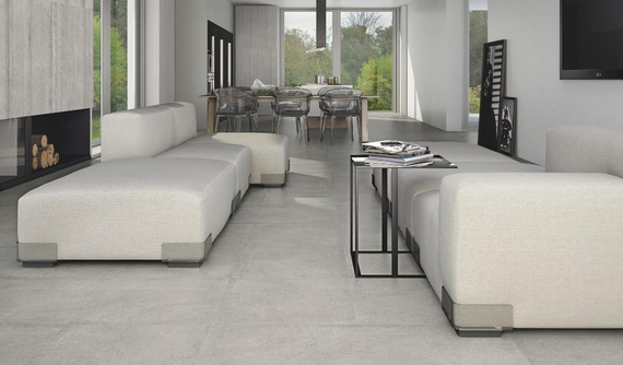 CEMENTO RASATO GRIGIO Płytka gresowa 60x120 szara mat