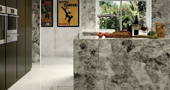 ONICE QUARZO Płytka gresowa 59x118 szara mat 10mm