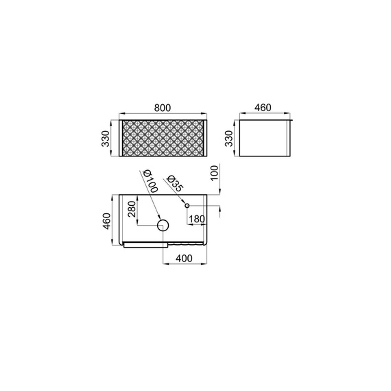 LOUNGE Szafka podumywalkowa 80x33x45 biała