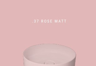 SLIM Korek umywalkowy click-clack rose matt