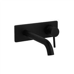 LUKKA BLACK Bateria umywalkowa podtynkowa czarny mat