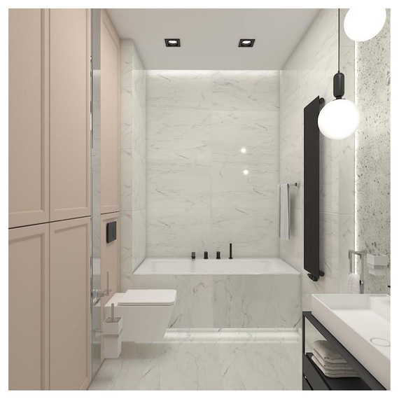 BLISSFUL Deska wolnoopadająca biały mat