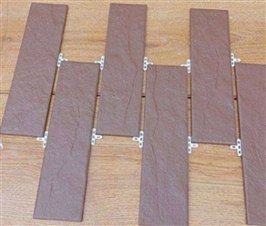 BRĄZ 2 Płytka klinkierowa 6.5x24.5 brązowa struktura 6.5mm