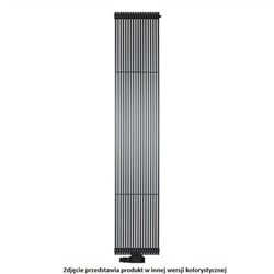 FAT VERTICAL Grzejnik pionowy pojedynczy 34.2X185 grey aluminium 9007