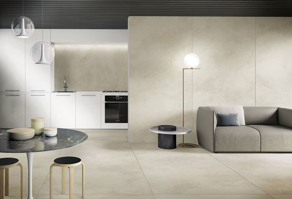 PORTO ROTONDO Płytka gresowa 90x90 lappato beżowa 9mm