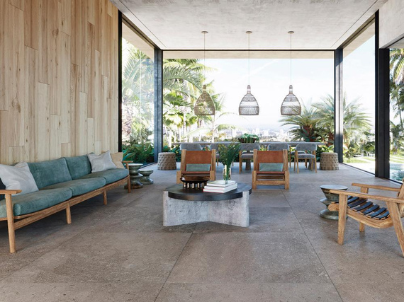 BERNA GREY Płytka gresowa 120x120 szara mat