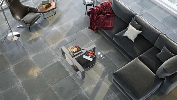 SPUTNIK LAP. GRAPHIT Płytka gresowa 60x60 grafitowa lappato