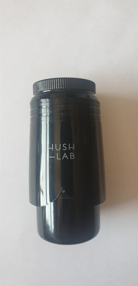 HUSHLAB Zawór z głowicą i maskownicą czarny połysk