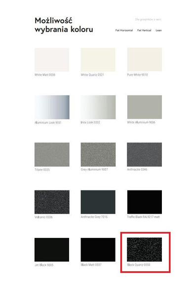 LEAN Grzejnik pionowy wodny 75x182.1 czarny mat S012