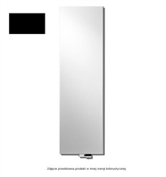 NIVA N1L1 Grzejnik pionowy 62x222 czarny 9005 2243W