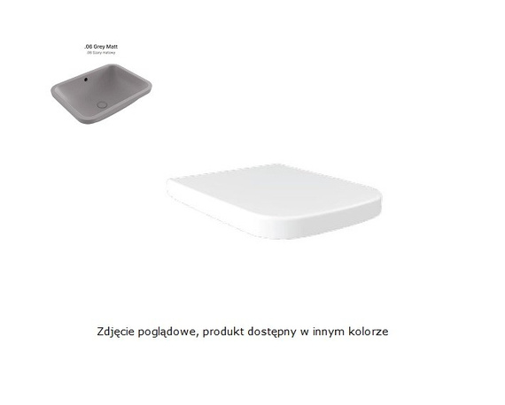 COLORI D'ITALIA Deska WC grey matt