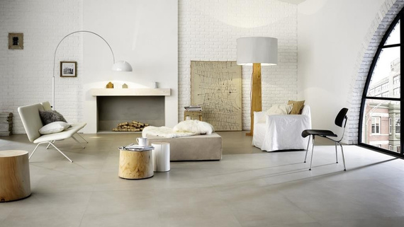 BLOCK WHITE Płytka gresowa 60x120 biała mat 9,5mm