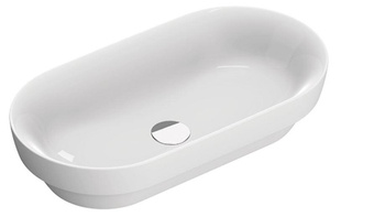 SFERA 70 Umywalka nablatowa 37x70 biała