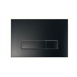 BUTTON04 Płytka spłukująca 14,7x21,8 czarny mat